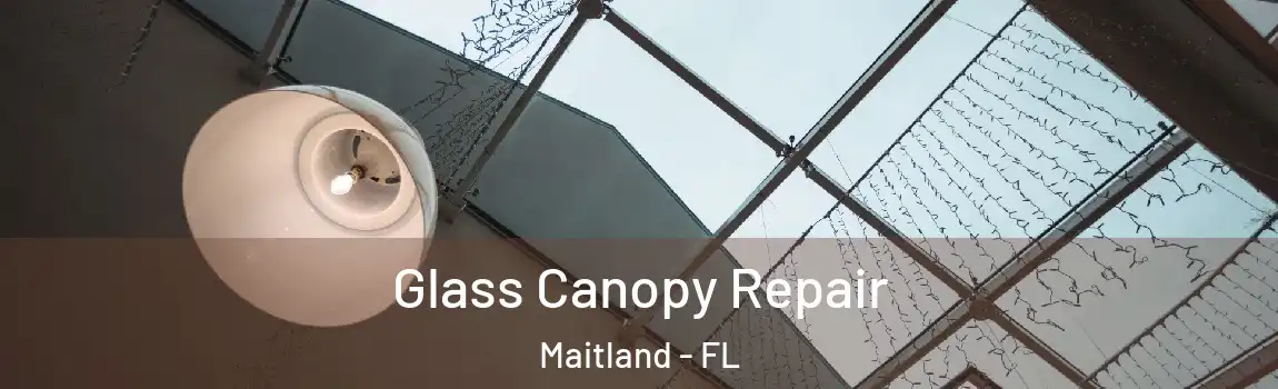 Glass Canopy Repair Maitland - FL